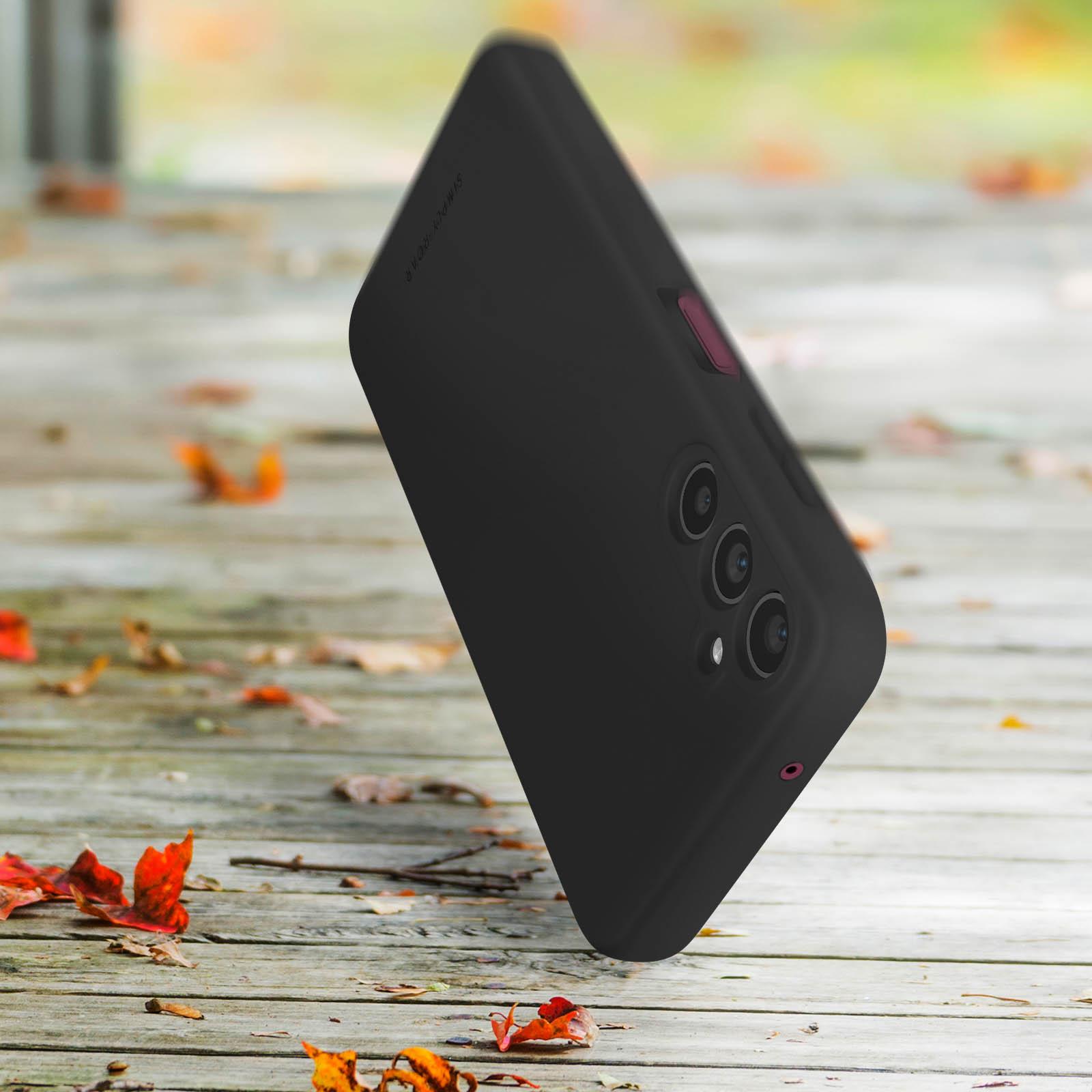 Thumbnail - Roar Space Silikonhülle Series (Samsung Galaxy A14), Smartphone Hülle, Schwarz