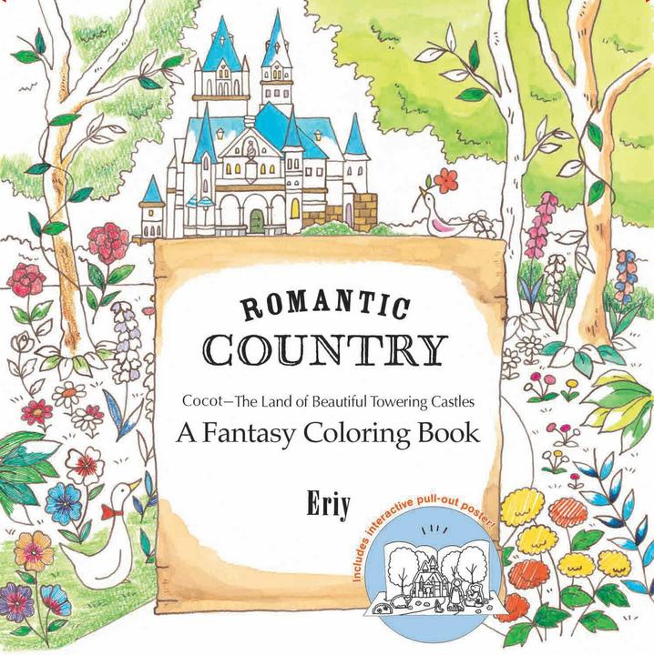 Produktbild Romantic Country: A Fantasy Coloring Book (Englisch, Eriy, 2016)