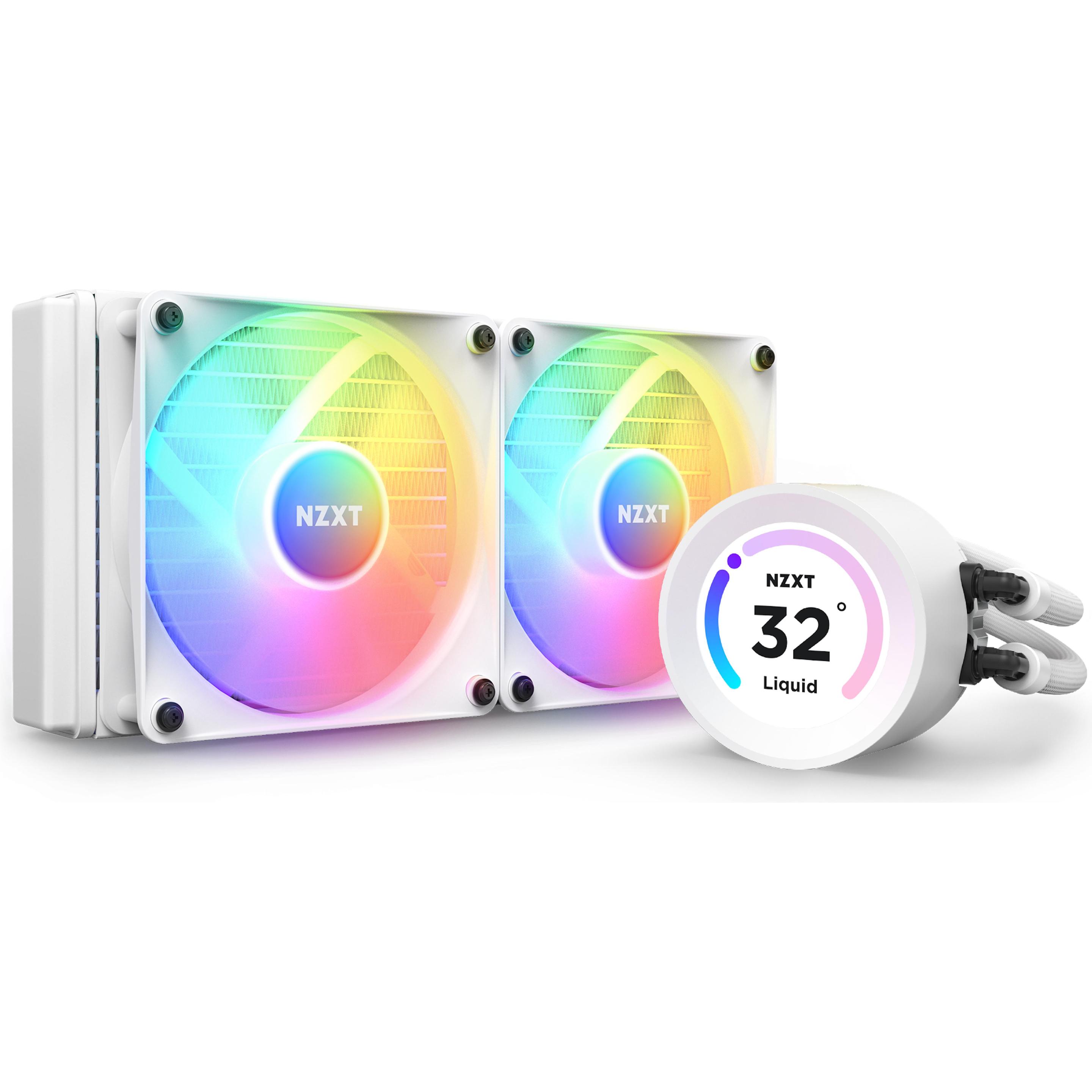NZXT Kraken Elite 240 RGB, CPU Wasserkühler, Weiss
