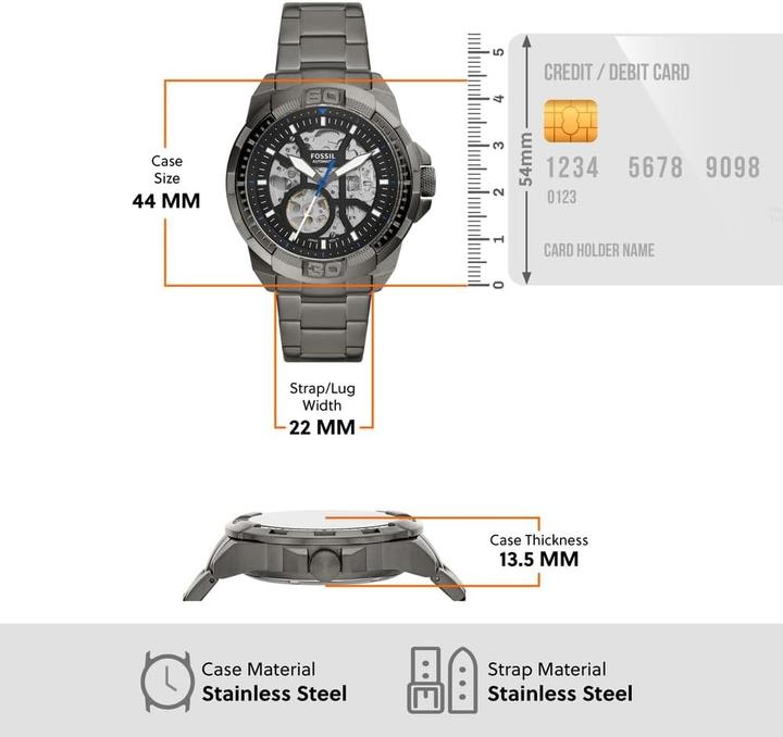 Produktbild Fossil Bronson Automatic (Analoguhr, 44 mm)