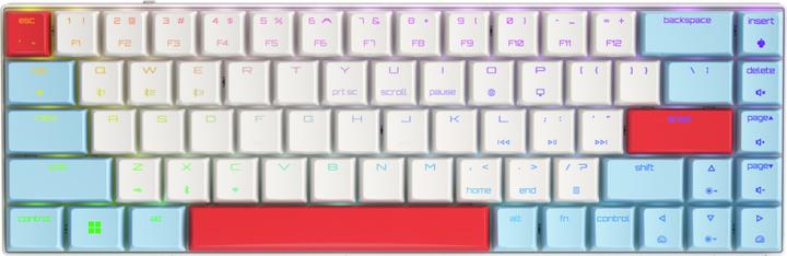 Actual product image CHERRY TAS MX-LP 2.1 Compact Wireless US Layout white (US, Wireless)