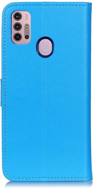 Actual product image MU Classic Litchi Leather Bookcover Series (Motorola Moto G30, Motorola Moto G10)