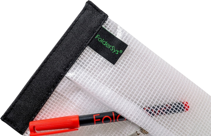 Actual product image Foldersys SnapBag A6 black/transparent (A6, 1 x)