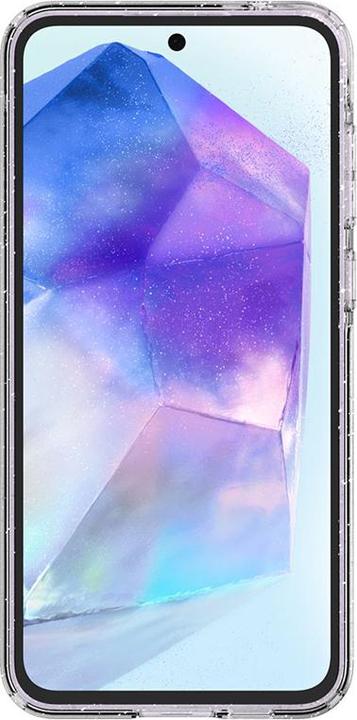 Actual product image Spigen Liquid Crystal case for Samsung Galaxy A55 5G - transparent and glitter (Samsung Galaxy A55)