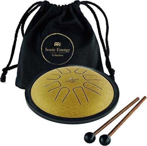 Actual product image Meinl Sonic Energy SSTD3G Tongue Drum C minor 8 tones with cleaning cloth