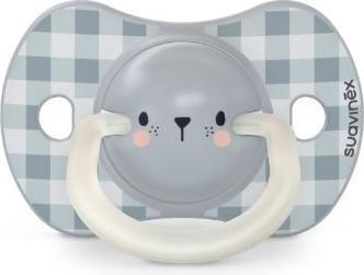 Image du produit Suavinex Sucette symétrique SX Pro jour/nuit 0-6M ourson (jusqu'à 6 M.)