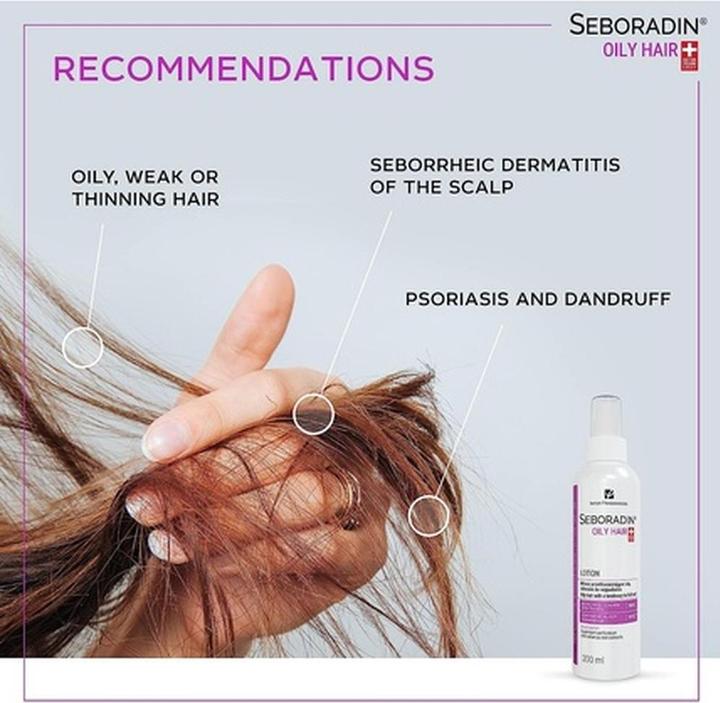 Image du produit Seboradin Lotion capillaire antibactérienne pour cheveux normaux et ternes 200ml (200 ml, Shampoing liquide)