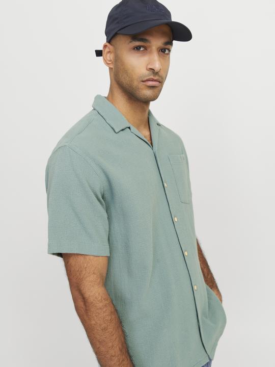 Produktbild Jack & Jones Rddwayne Structure Resort Shirt S/S Sn (S)