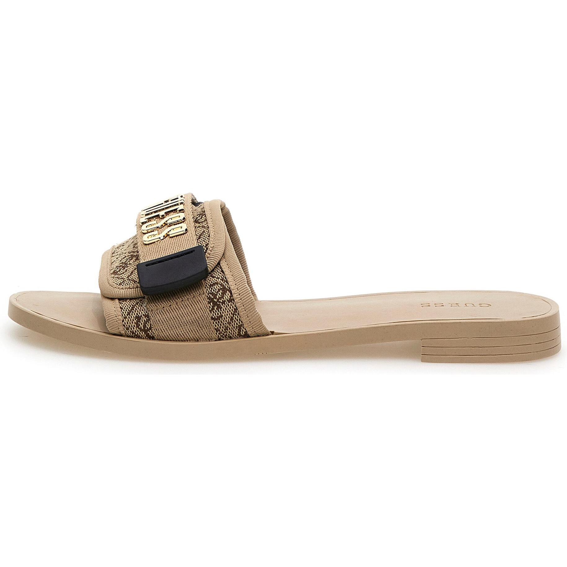 Guess, Damen, Sandalen, Elyze, Beige, (37)