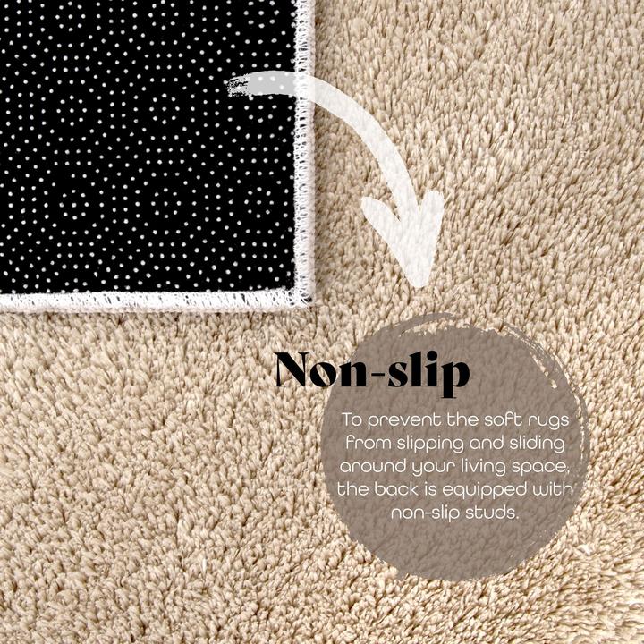 Produktbild TT Home Wohnzimmer Kurzflor Einfarbig Modernes Design Waschbar (200 x 140 cm)