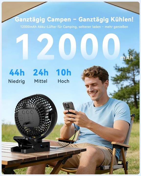 Actual product image ArsMotin Mini-USB-Tischventilator (30 dB)