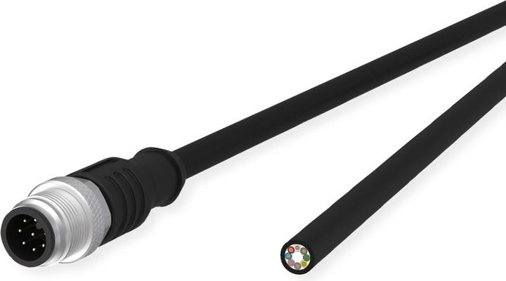 Produktbild Metz Connect Sensor-/Aktorltg., M12-ST A-kodiert (1 m)