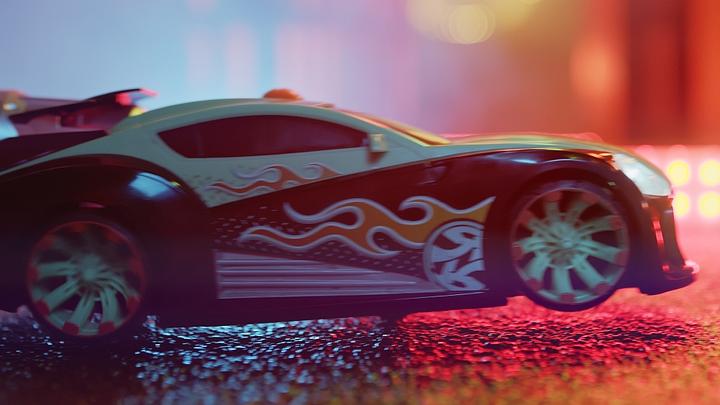 Actual product image Nikko 20051 Maximum Boost, rocket powered race car, vehicle runs on rear wheel...