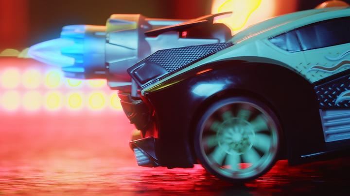 Actual product image Nikko 20051 Maximum Boost, rocket powered race car, vehicle runs on rear wheel...