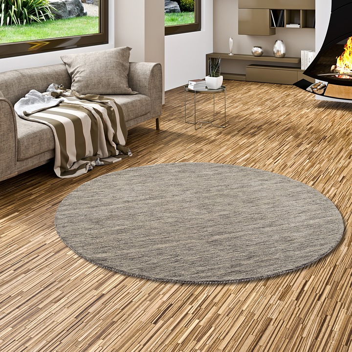 Actual product image Theko Nature carpet Indo Gabbeh Ella (Ø 150 cm)