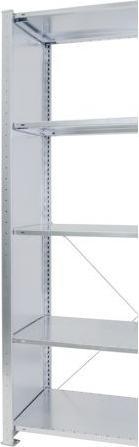 Actual product image Schulte Lagertechnik Solid sheet side panel MP galvanised