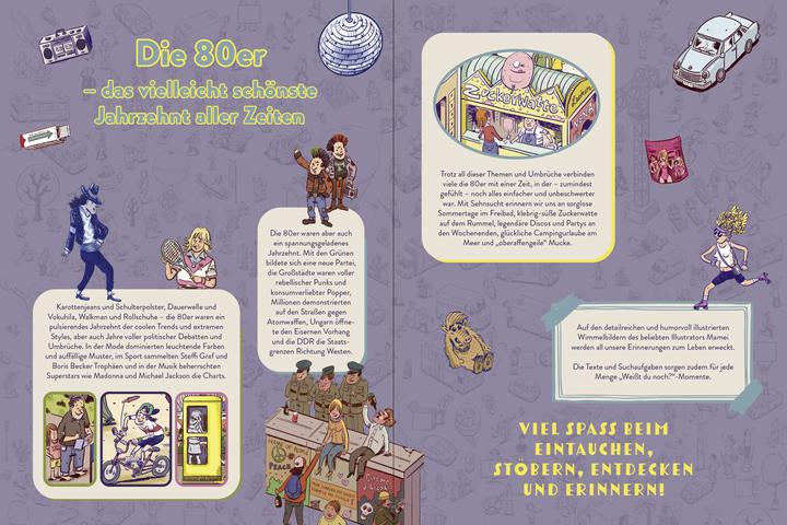 Actual product image Die 80er Jahre - Das grosse Wimmelbuch von Walkman bis Wimbledon (German, Marian Meinhardt-Schönfeld, 2024)