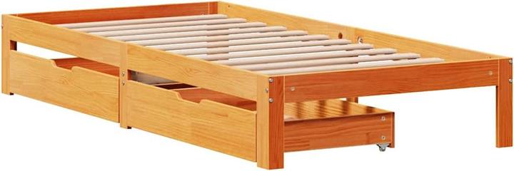 Produktbild VidaXL Bett mit Schubladen Kiefer (120 x 200 cm)