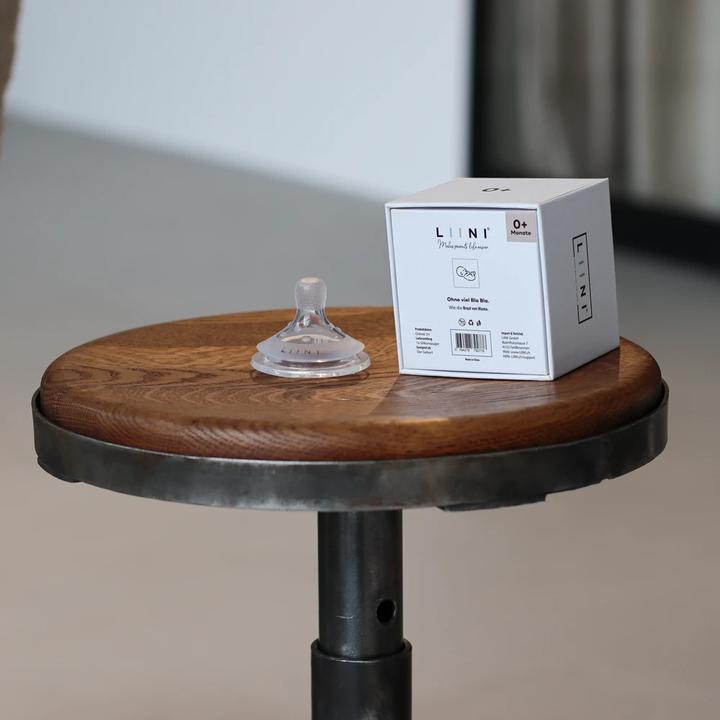 Actual product image Liini Bottle teat with breast structure 0+