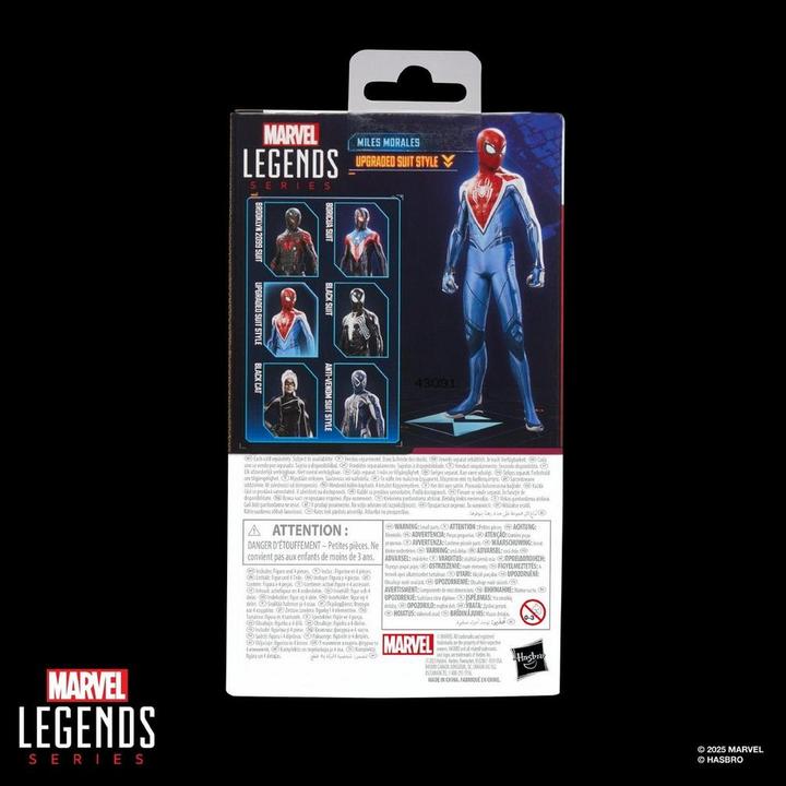 Actual product image Hasbro Spider-Man 2 Marvel Legends Gamerverse Actionfigur Miles Morales (Upgraded Suit Style) 15 cm