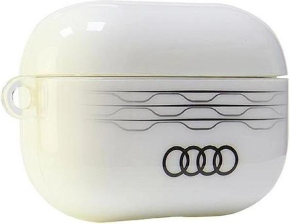 Image du produit Audi IML Motif géométrique couverture AirPods Pro 2 biały/white AU-IMLAPP2-A6/D3-WE (Manchon pour casque d'écoute)