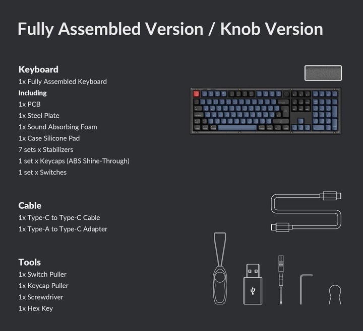 Actual product image Keychron V6 (CH, Cable)