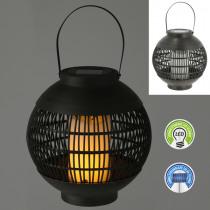 Immagine prodotto Cepewa Lanterna solare a LED, nera, a griglia, altezza ci