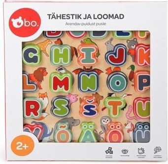 bo. Puzzle Alphabet and Animals EST
