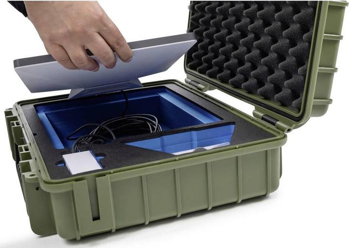 Actual product image B+W Transport.case 5040 PP.162.Starlink Mini Kit - bronze green (Photo case, 16.20 l)