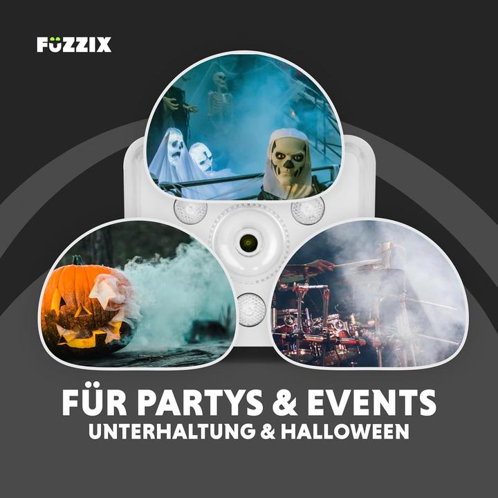 Actual product image Fuzzix Party Rookmachine met Draadloze Afstandsbediening - F509L - 9 ingebouwde RBG