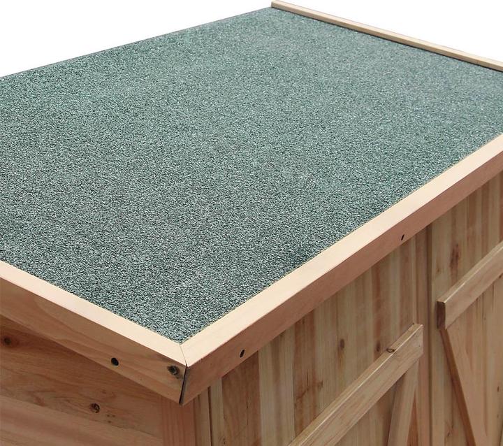 Actual product image Wiltec Garden shed XXL wooden tool shed Garden cupboard Garden shed