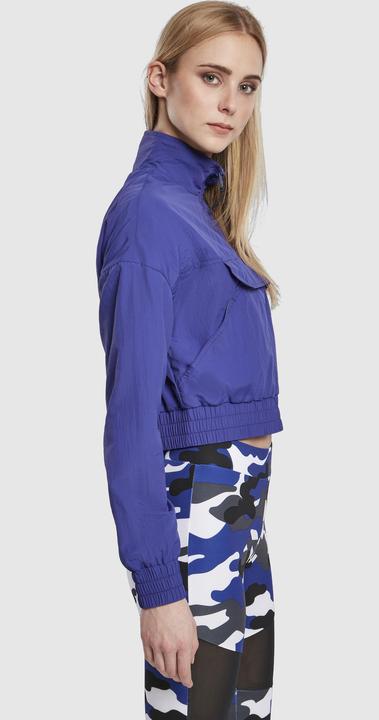 Actual product image Urban Classics Ladies Cropped Crinkle Nylon Pull Over Jacket (XS)