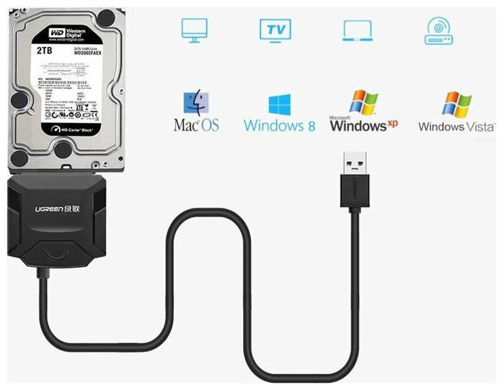 Produktbild Ugreen SATA to USB 3.0 adapter