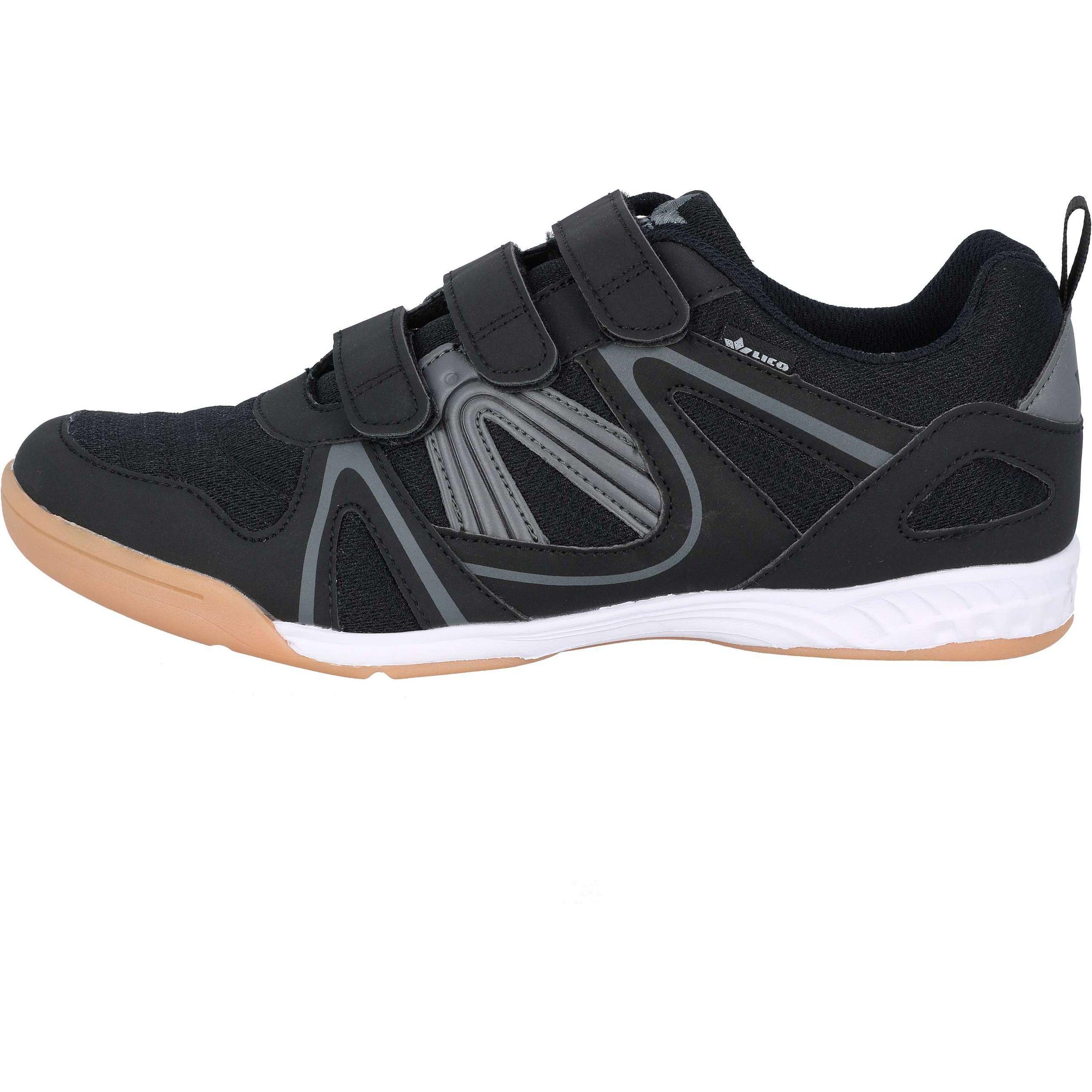 Lico, Herren, Hallenschuhe, Fit Indoor V (37), Schwarz