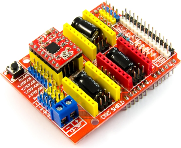 Produktbild Purecrea CNC Shield A4988 Arduino für 3D Drucker und Fräsmaschinen (GRBL)