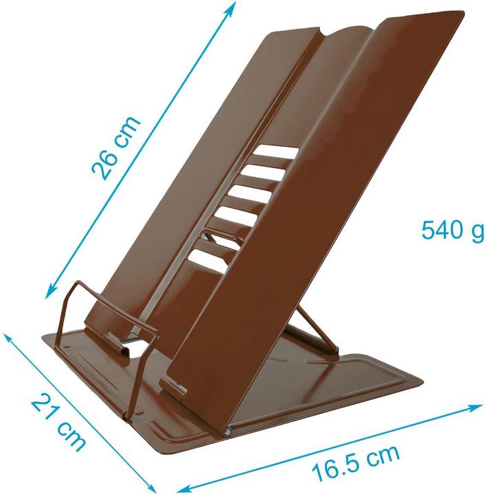 Image du produit Intirilife Support de lecture Support de livre réglable en hauteur pour l'école Bureau Bureau