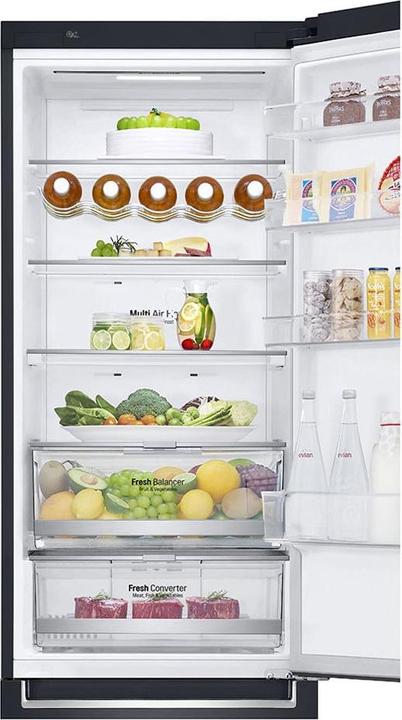 Produktbild LG GBB72MCDMN koel-vriescombinatie Vrijstaand 384 l E Zwart (384 l)