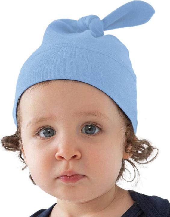 Actual product image Babybugz Baby 1 Knot Plain Hat (One size)