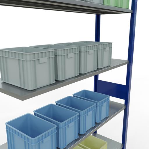 Image du produit Schulte Lagertechnik Système enfichable Élément suivant MULTIplus150 avec traverse de longueur