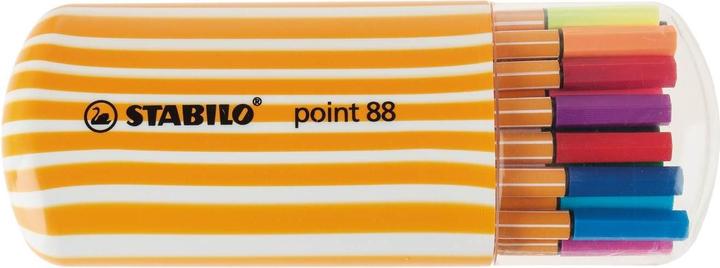 Immagine prodotto STABILO Fineliner punto 88, 20 Zebrui Neon (Multicolore, 20 x)