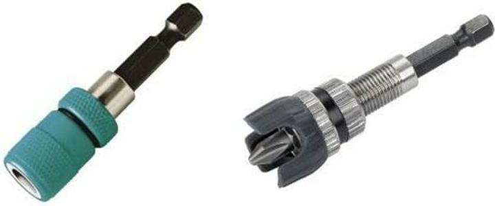 Produktbild wolfcraft 1 Bithalter m.Tiefanschlag+Ringmag. l=60 (Bit-Halter)