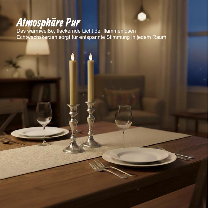 Productafbeelding Relaxdays 6x LED-Stabkerzen (6x)