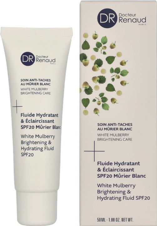Actual product image Dr. Renaud White Mulberry Brightening & Hydr. Fluid SPF20 (Suntan cream, SPF 20, 50 ml)