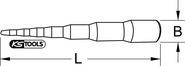 Actual product image KS Tools 130.2033 (3/16", 5/8")