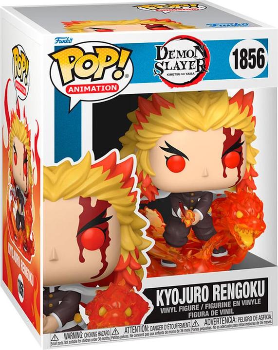Actual product image Funko Demon Slayer: Kimetsu no Yaiba POP! Animation Kyojuro Rengoku