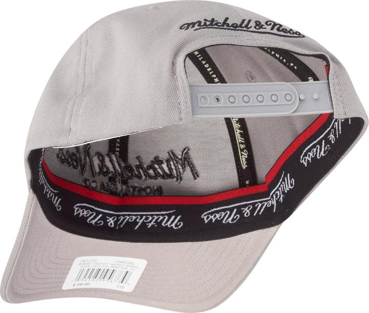 Immagine prodotto Mitchell & Ness Stretch Snapback Cap PINSCRIPT Logo charcoal