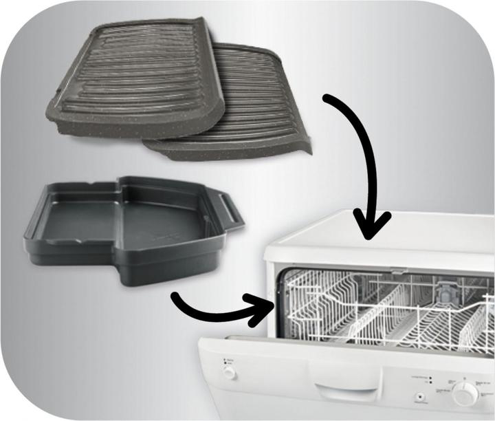 Productafbeelding Tefal Optigrill Zwart, Orignal 30x20 cm (CH stekker)