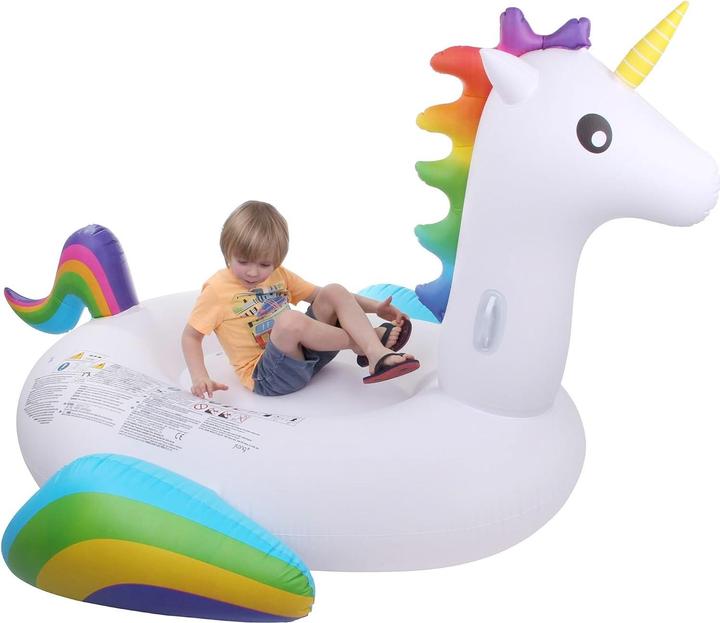 Immagine prodotto Jilong UNICORNO GONFIABILE GIGANTE 218X160X120CM 37428