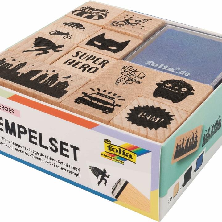 Image du produit Folia Jeu de timbres Heyda Héros