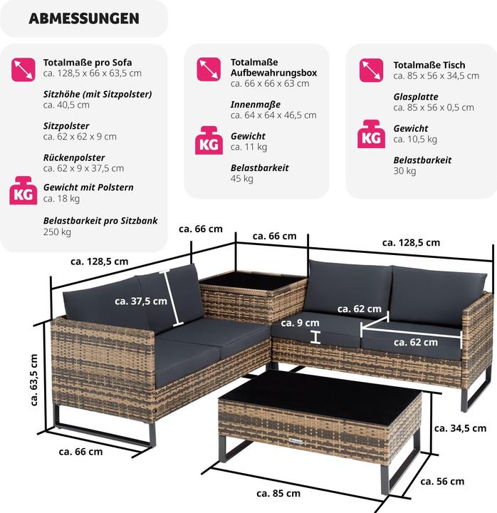 Produktbild tectake Ostuni